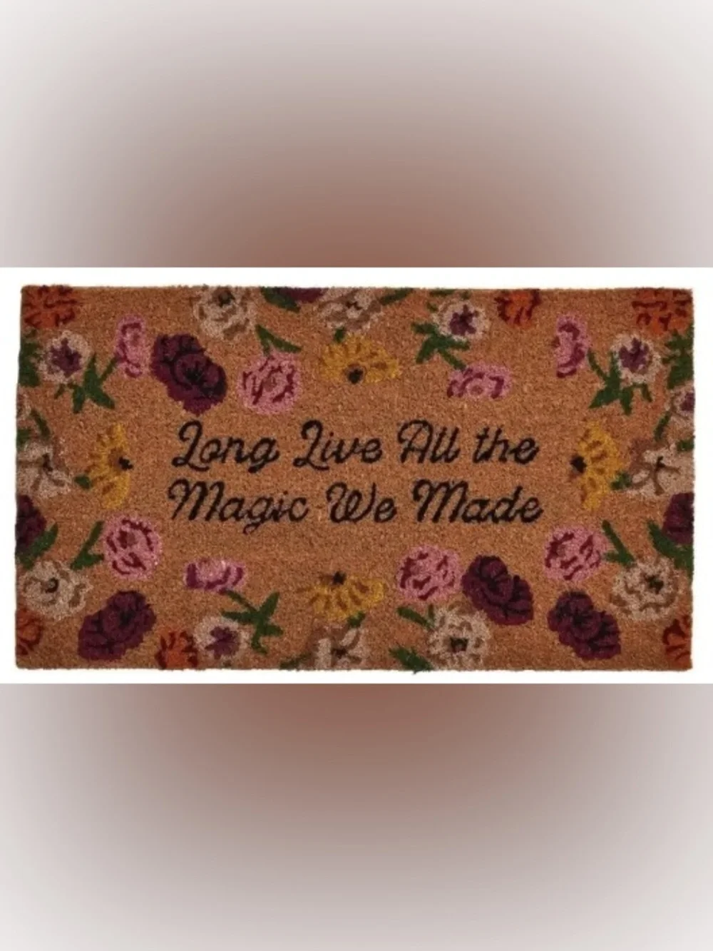 ‘Long Live All the Magic We Made' Doormat - TAYLOR SWIFT SPEAK NOW 2025 Holiday